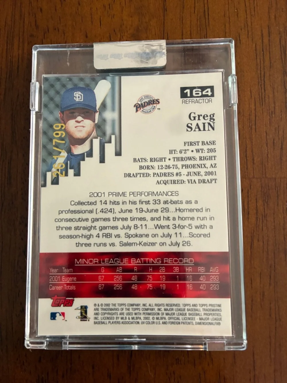 3 Topps Pristine Numbered Cards - Picture 7 of 7